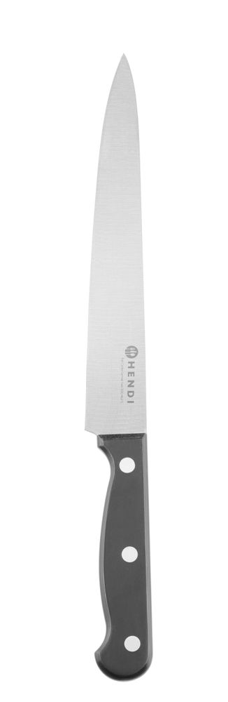 844564_OBW_2026_01_IMGP8156 Tranchiermesser 200 mm, gestanzt, HENDI, Profi Line, Schwarz, (L)322mm – Bild 1