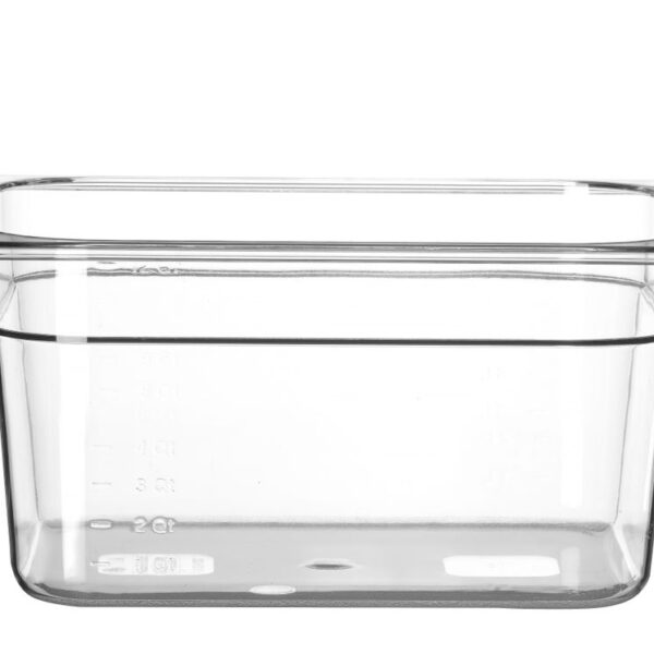 Gastronorm-Behälter 1/2, HENDI, Profi Line, GN 1/2, 9,5L, Transparent, 325x265x(H)150mm