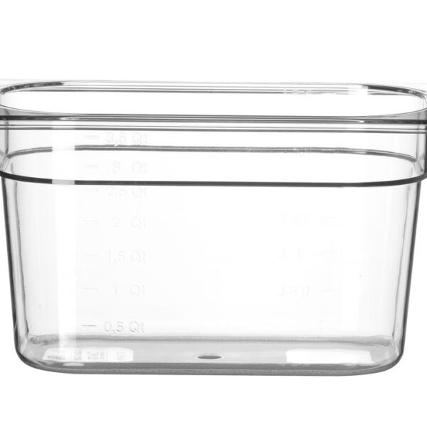 GN 1/4 Behälter COOL, HENDI, COOL, GN 1/4, 3,8L, Transparent, 265x163x(H)150mm