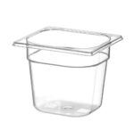 Gastronorm-Behälter 1/6, HENDI, Profi Line, GN 1/6, 2,4L, Transparent, 176x162x(H)150mm – Bild 2