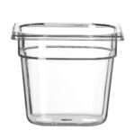 Gastronorm-Behälter 1/6, HENDI, Profi Line, GN 1/6, 2,4L, Transparent, 176x162x(H)150mm