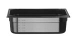 Gastronorm-Behälter 1/2, HENDI, Profi Line, GN 1/2, 6,5L, Schwarz, 325x265x(H)100mm