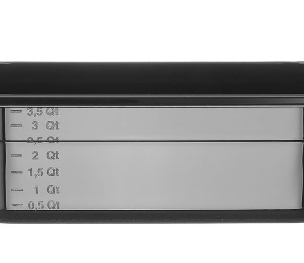 Gastronorm-Behälter 1/3, HENDI, Profi Line, GN 1/3, 4L, Schwarz, 325x176x(H)100mm
