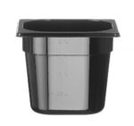 GN 1/6 Behälter COOL, HENDI, COOL, GN 1/6, 2,3L, Schwarz, 176x162x(H)150mm