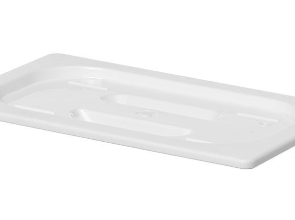 Gastronorm Deckel, HENDI, GN 1/4, Weiß, 265x162mm