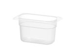 GN 1/9 Behälter, HENDI, Kitchen Line, GN 1/9, 0,8L, Transparent, 175x107x(H)100mm – Bild 2