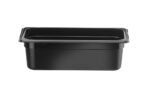 GN 1/3 Behälter, HENDI, Kitchen Line, GN 1/3, 3,4L, Schwarz, 325x175x(H)100mm
