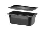 Deckel für GN-Behälter, HENDI, Kitchen Line, GN 1/3, Schwarz, 325x175mm – Bild 2