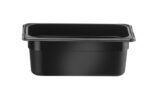 GN 1/4 Behälter, HENDI, Kitchen Line, GN 1/4, 2,4L, Schwarz, 265x160x(H)100mm