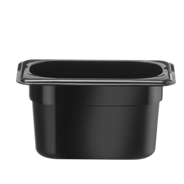 GN 1/9 Behälter, HENDI, Kitchen Line, GN 1/9, 0,8L, Schwarz, 175x107x(H)100mm