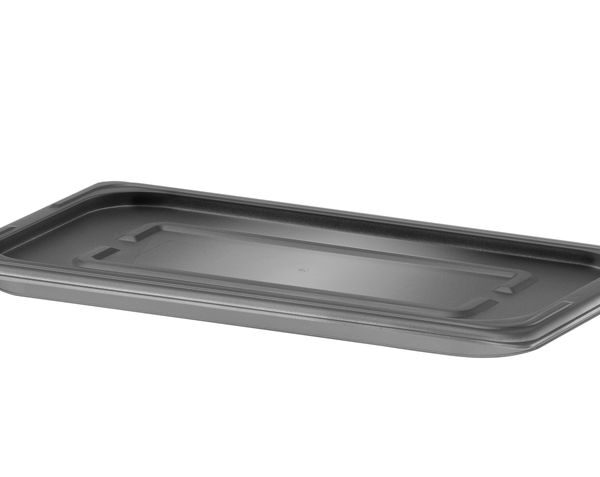 Deckel für GN-Behälter, HENDI, Kitchen Line, GN 1/3, Schwarz, 325x175mm