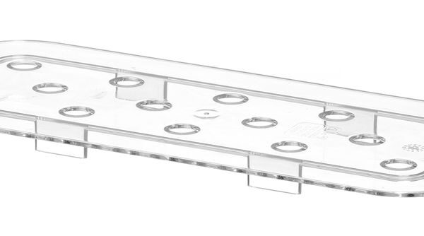 Abtropfblech für GN-Behälter COOL, HENDI, COOL, GN 1/3, Transparent, 325x176mm