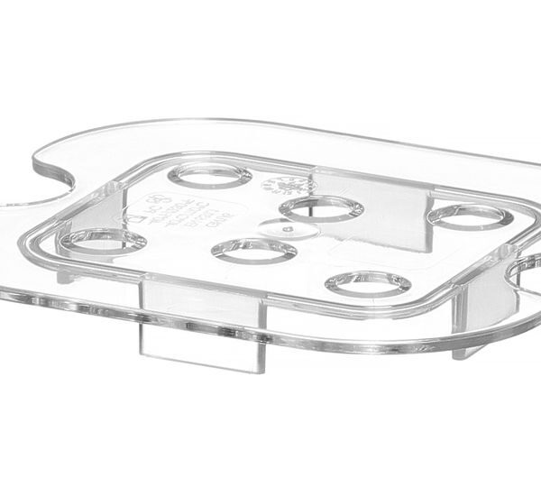 Abtropfblech für GN-Behälter COOL, HENDI, COOL, GN 1/6, Transparent, 176x162mm