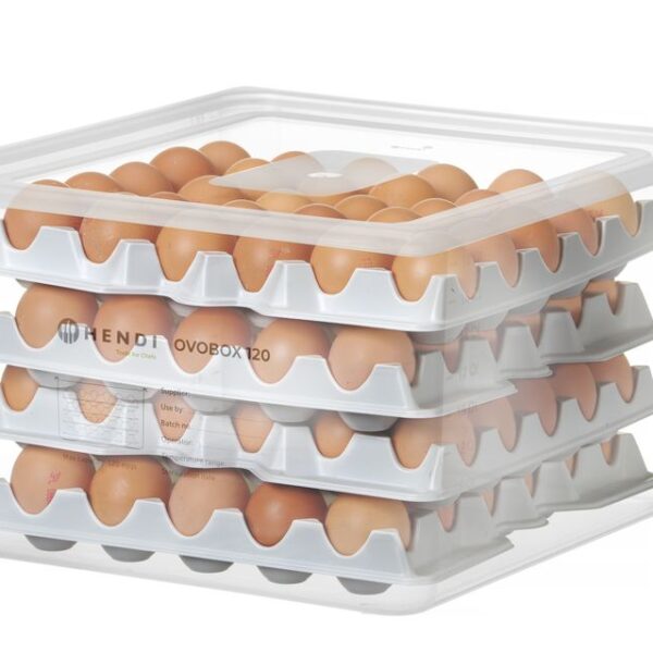 Eierbehälter HENDI OVOBOX 120, HENDI, GN 2/3, 18L, 355x325x(H)200mm, Rechteckig