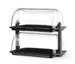 Rolltop-Display, HENDI, Schwarz, 380x260x(H)355mm, Rechteckig – Bild 3