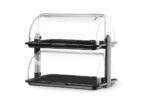 Rolltop-Display, HENDI, Schwarz, 475x325x(H)415mm, Rechteckig – Bild 2
