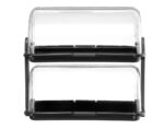 Rolltop-Display, HENDI, Schwarz, 475x325x(H)415mm, Rechteckig