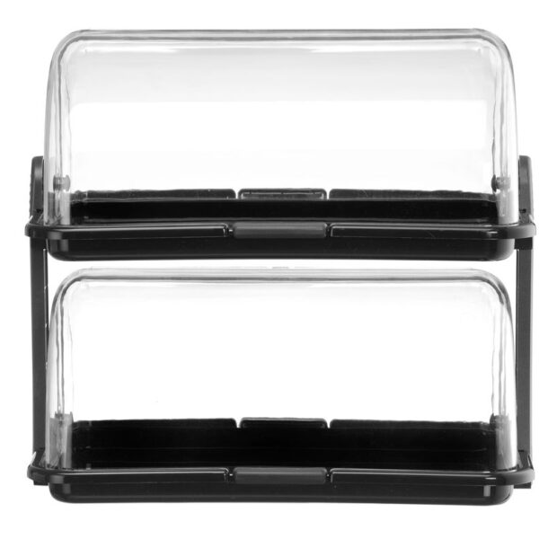 Rolltop-Display, HENDI, Schwarz, 475x325x(H)415mm, Rechteckig