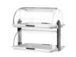 Rolltop-Display, HENDI, Weiß, 475x325x(H)415mm, Rechteckig – Bild 3