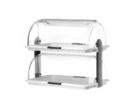 Rolltop-Display, HENDI, Weiß, 380x260x(H)355mm, Rechteckig – Bild 3