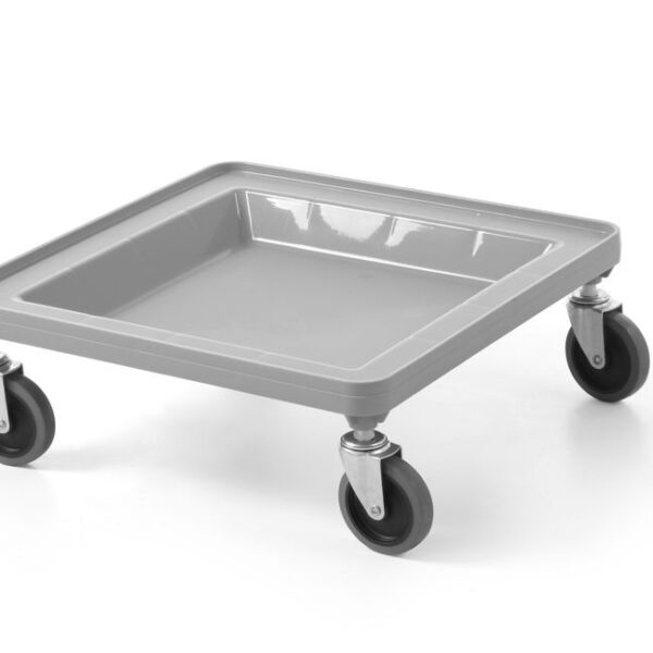 Fahrgestell für Universal-Regale 500×500 mm, AmerBox, Hellgrau, 500x500x(H)180mm