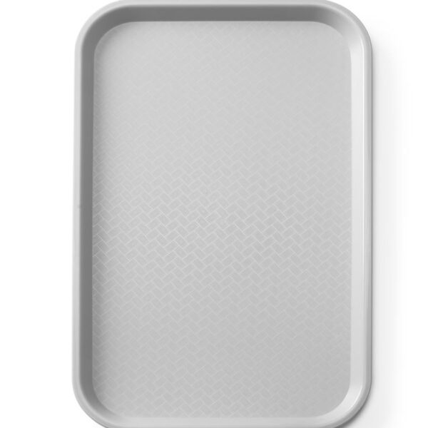 Fast-Food-Tablett GN 1/1 Polypropylen, AmerBox, GN 1/1, Hellgrau, 530x325x(H)20mm, Rechteckig