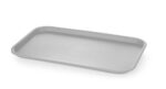 Fast-Food-Tablett GN 1/1 Polypropylen, AmerBox, GN 1/1, Hellgrau, 530x325x(H)20mm, Rechteckig – Bild 2