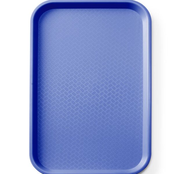 Fast-Food-Tablett GN 1/1 Polypropylen, AmerBox, GN 1/1, Blau, 530x325x(H)20mm, Rechteckig