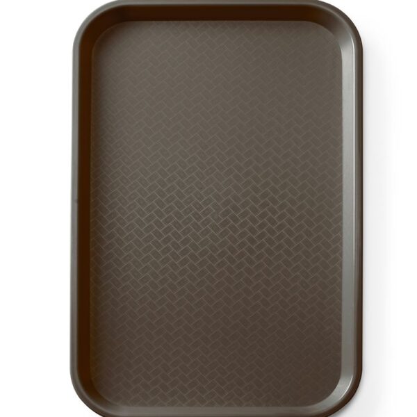 Fast-Food-Tablett GN 1/1 Polypropylen, AmerBox, GN 1/1, Braun, 530x325x(H)20mm, Rechteckig