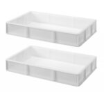 Pizzateig-Box GN1/1, HENDI, GN 1/1, Weiß, 530x325x(H)90mm – Bild 3