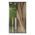 'pure' Holzmesser pure 20,5 cm natur in schönem Vintage Design, 50 Stk. – Bild 2