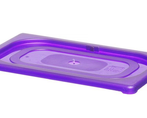 Gastronorm-Deckel violett, HENDI, GN 1/4, Violett, 265x162mm