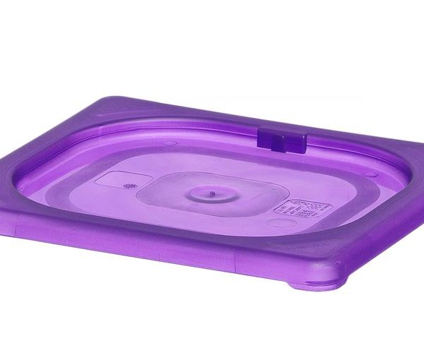 Gastronorm-Deckel violett, HENDI, GN 1/6, Violett, 176x162mm