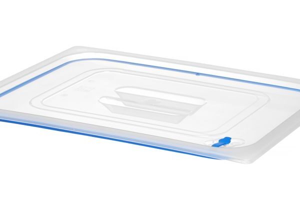 Gastronorm Deckel, luftdicht verschließbar, HENDI, GN 1/2, Transparent, 325x265mm