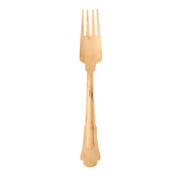 'pure' Holzgabeln 19,5 cm natur in schönem Vintage Design, 50 Stk.