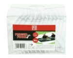 Fingerfood gebogener Teller 40 x 100 x 21 mm, PS transparent 24 Stk. – Bild 3