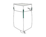 Big Bag 90x90x115cm mit Schürze und Auslauf SWL 1.000 kg – Bild 2