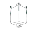 Big Bag 90x90x115cm mit Einlauf und Auslauf SWL 1.250 kg – Bild 2