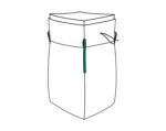 Big Bag 90x90x110cm mit Schürze und Inliner SWL 1.000kg