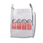 Big Bag 90x90x110cm beschichtet Typ Asbest mit 2 seitigem Asbestaufdruck – Bild 4