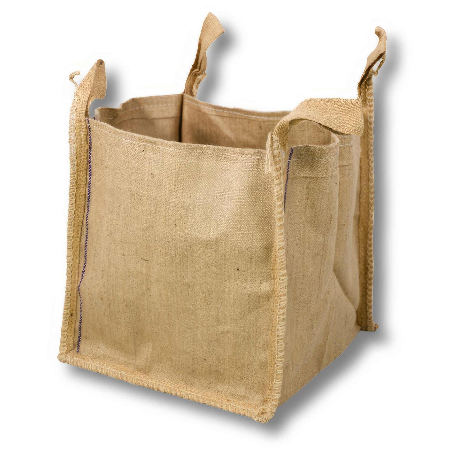 DM-15750002 Jute Big Bag 40 x 40 x 40 cm Jute natur 64 Liter SWL 500 kg – Bild 1