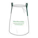 KMF Entsorgungssack 140x220cm mit Bindeband und Hebeschlaufen