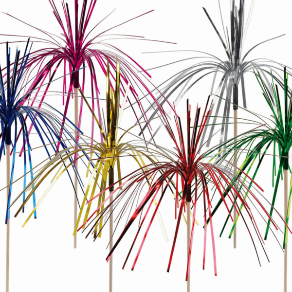Glitzerpalmen, 23cm, 144 Stk.