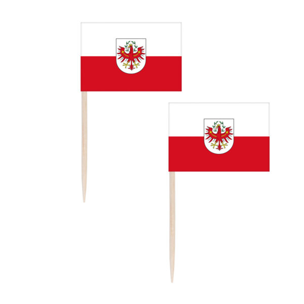 Fahnenpicker "Tirol", 6.8cm, 500 Stk.