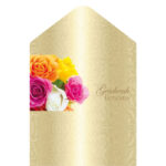 Geschenkgutschein "Rosen", 19x28.5cm, 25 Stk. – Bild 2