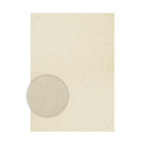 Einlegeblätter "Algenpapier" A4, elfenbein, 90g, 50 Stk.