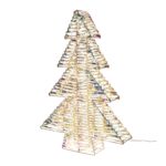 Weihnachtsbaum aus Metall/PET, mit LED, warmweiß, 100cm, 1 Stk.
