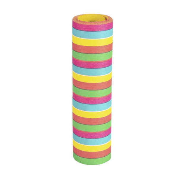 Luftschlangen aus Papier bunt schwer entflammbar 4m, 20 Stk.