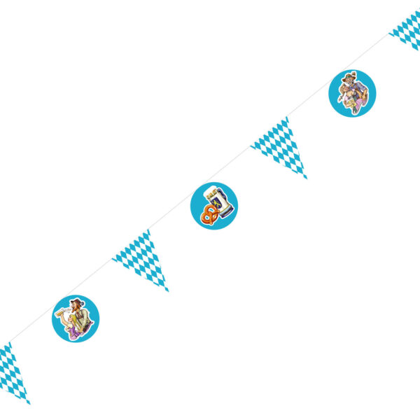 Wimpelkette "Oktoberfest Motive", 4m, 1 Stk.