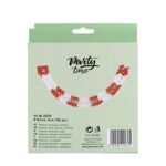 Girlande aus Papier rot/weiss schwer entflammbar O14.5cm 10m, 1 Stk. – Bild 4